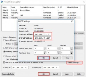 Setting up Linux Lab - Creating and modifying VM Network