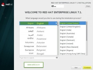 setting up Linux Lab - Red Hat Enterprise Linux 7 installation