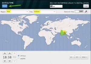 setting up Linux Lab - Red Hat Enterprise Linux 7 installation