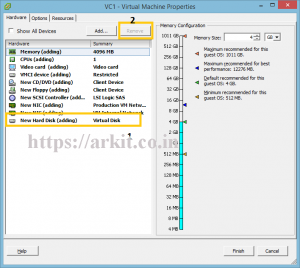 14 Remoce existing disk