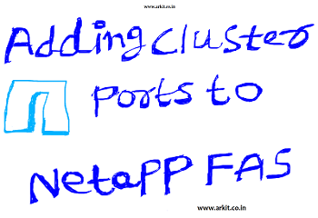 Adding Cluster ports to Netapp FAS 8080