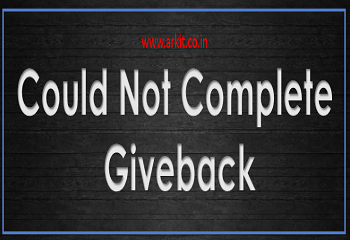 Could Not Complete Giveback Because of Non-CA Locks on Volume