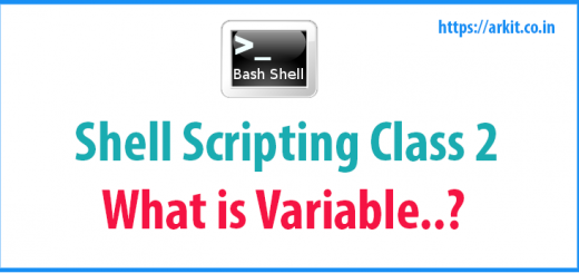 Shell scripting class 2 variable you need to know