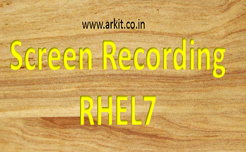 screen recording rhel7