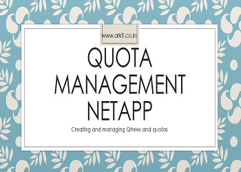 using quotas Netapp