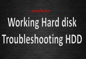 working with Hard disk drive