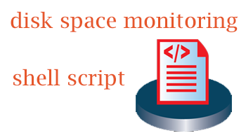 disk space monitoring script