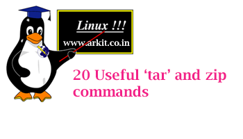 20 useful tar and zip commands