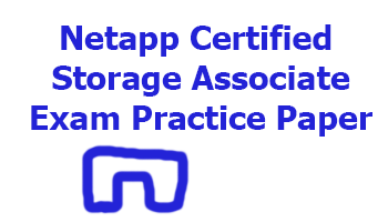 Netapp Certified Storage Associate - practice exam