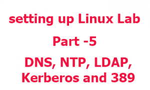 setup Linux Lab yet home - installing and configuring IPA server