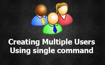 create multiple users
