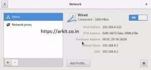 Popup Network Settings