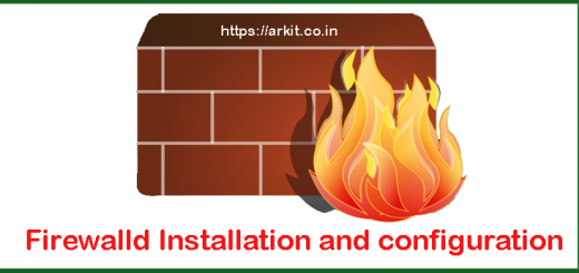 Firewalld installation configuration RHEL 7