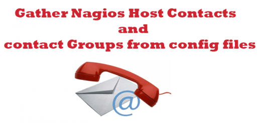 Gather Contact Information Of Each Host And Service In Nagios