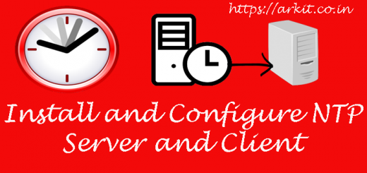 Install and Configure NTP server and client in RHEL 7