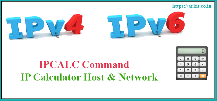 ipcalc command to calculator IP information host or network