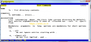 pinfo command getting gelp