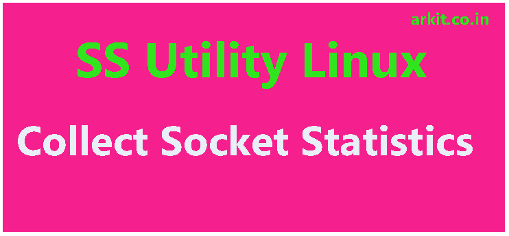 ss utility to investigate socket statistics