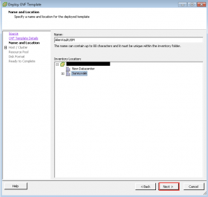 Provide VM Name deploy OVF OVA template
