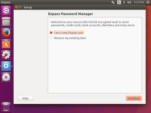enpass password manager first time use