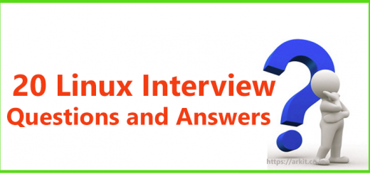 20 Good Linux Interview Questions and Answers