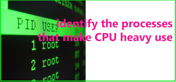 Identify processes that make heavy use of the CPU and memory
