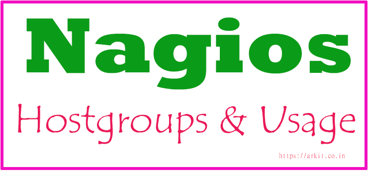 Nagios Core Hostgroups configure hostgroups