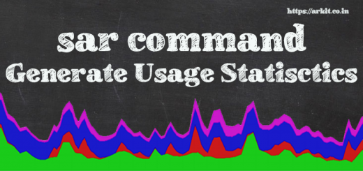 sar command sysstat reports