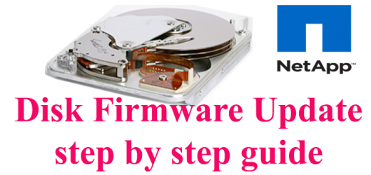 disk firmware update netapp cluster mode cmode step by step guide