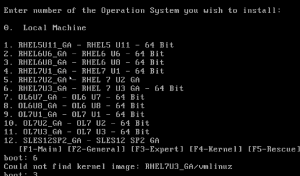 select Operating system to install