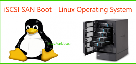 SAN Boot setup using iscsi protocol netapp