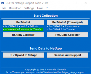 Perfstat Data Collector for 7 mode and Cluster Mode