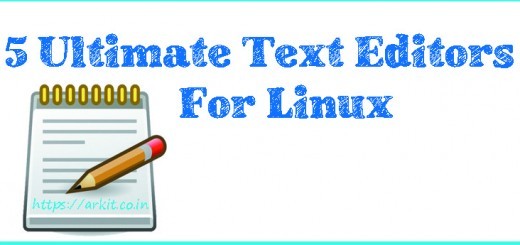 5 ultimate text editors Gedit, Nano, Emacs, Leafpad and Kate