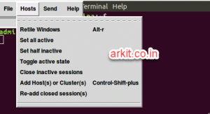 add host to clusterssh