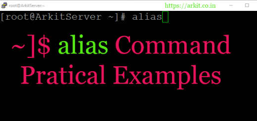 alias command Best Short Form Linux Commands