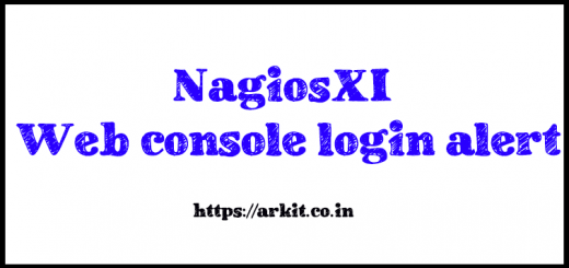 nagiosxi web console login alert