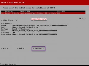 Disks for Installation of RHEV-H