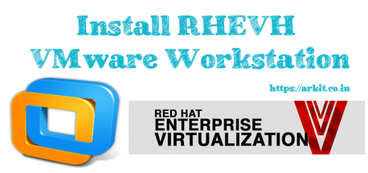HowTo Install RHEVH Vmware Workstation