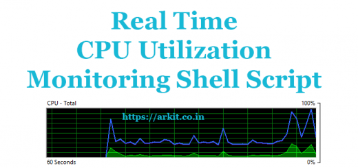Shell Script to Check CPU Utilization