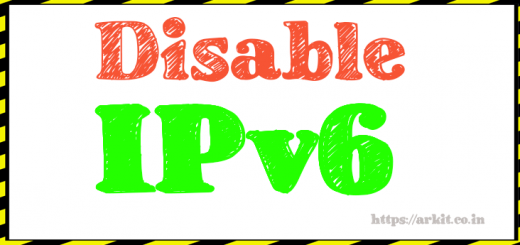 disable ipv6 on centos 7