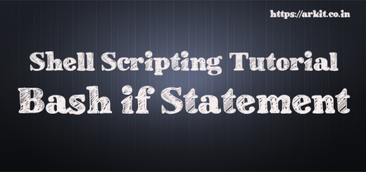 bash if else statement