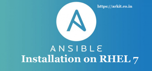 Ansible Installation Steps Red Hat Enterprise Linux 7