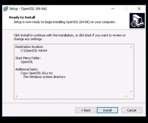 install openssl windows 10