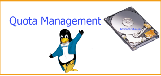 Implement User Based Quota On File System To Control Disk Space