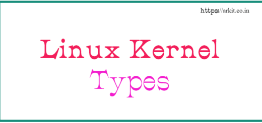 Understanding Different Kernel Types And Initial RAM Disk