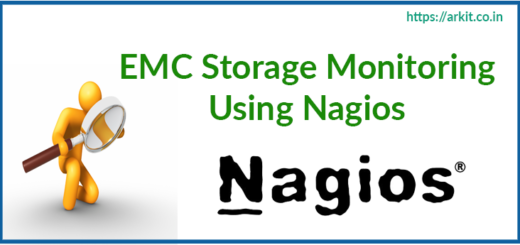 emc storage monitoring using nagios