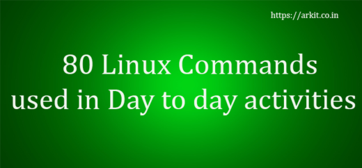 80 Linux commands