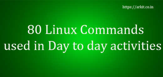80 Linux commands
