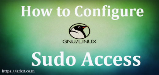 sudoers configuration provide access