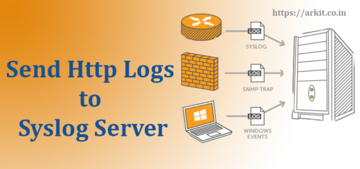 send http logs syslog server